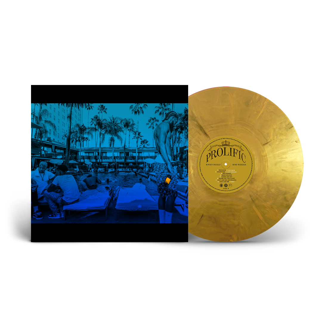FAN PACK - Metallic Gold Vinyl & PROLIFIC Album Tee (Black)