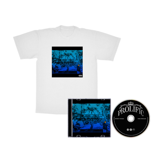 FAN PACK - PROLIFIC CD & PROLIFIC Album Tee (White)