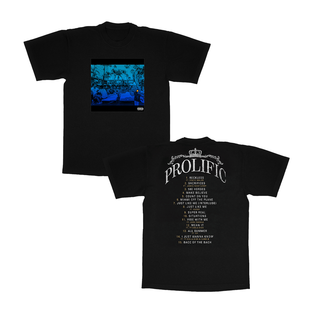 PROLIFIC Album Tee - Black