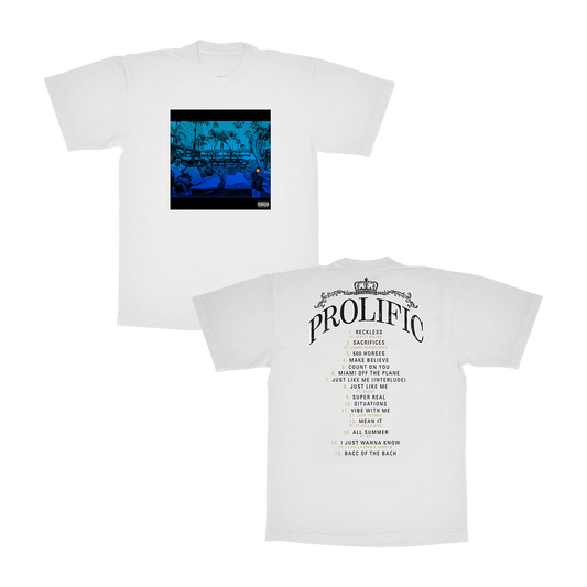 PROLIFIC Album Tee - White